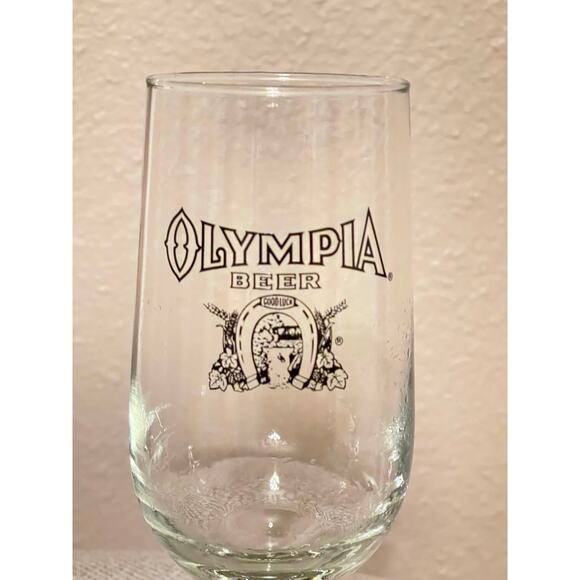 Rare Vintage Olympia Beer Stemmed Glass - Picture 2 of 5